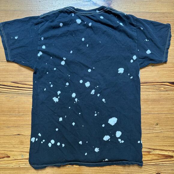 Death Row Records black splatter bleach retro car short sleeve shirt SIZE S - Picture 4 of 4